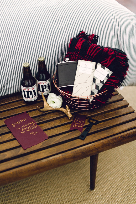 Winter welcome basket Inspiration