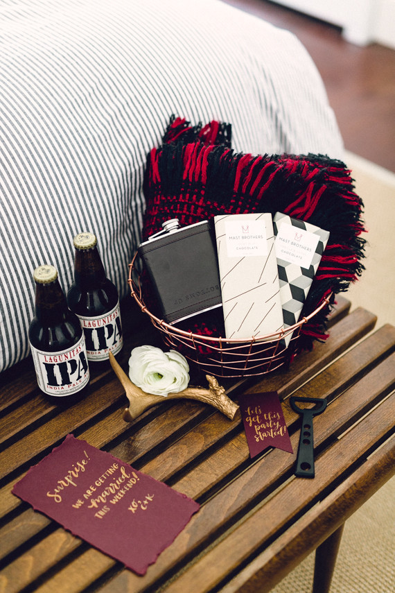 Winter welcome basket