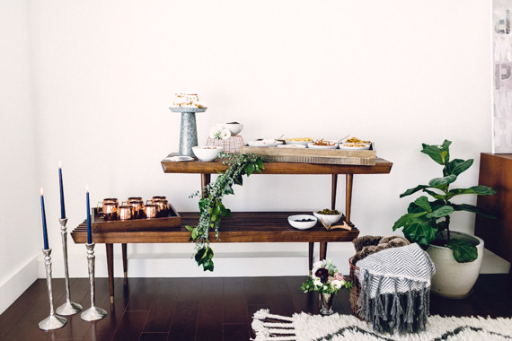 Winter dessert bar