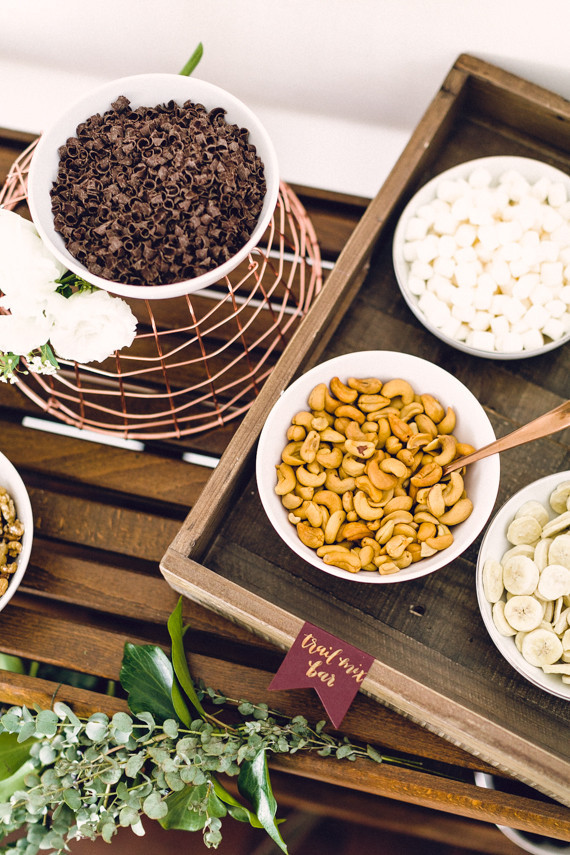 Winter dessert bar