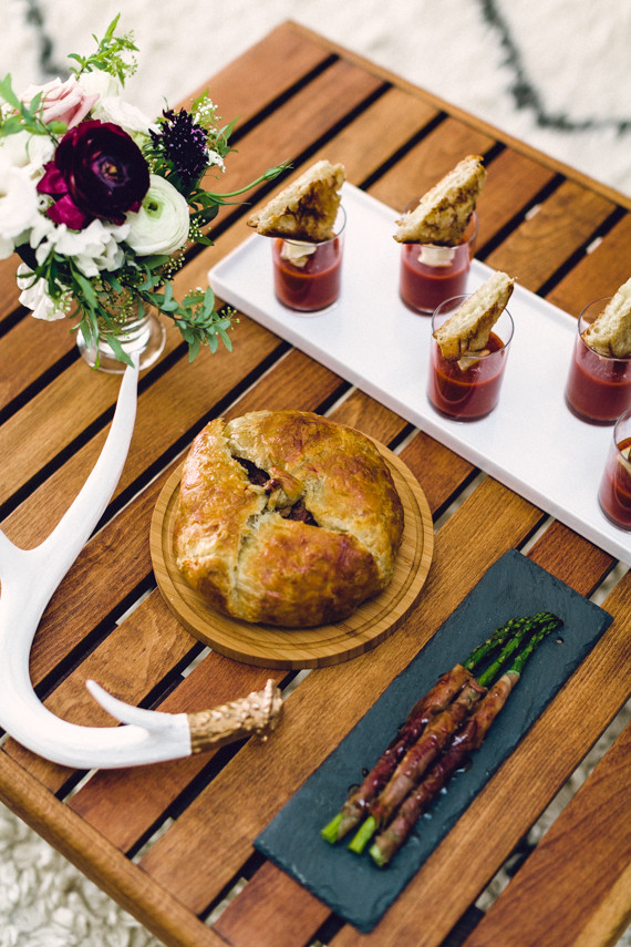 Warm winter event food