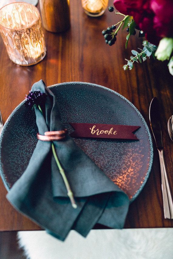 Cozy winter wedding inspirations