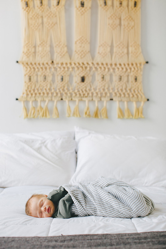 Park Slope newborn photos at home