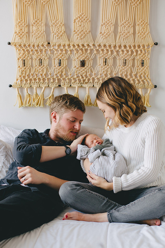 Park Slope newborn photos at home