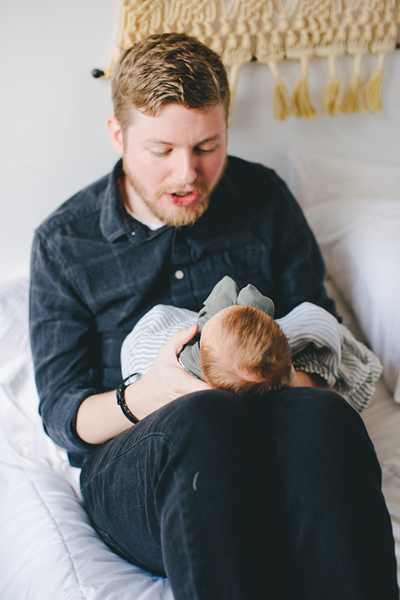 Park Slope newborn photos at home