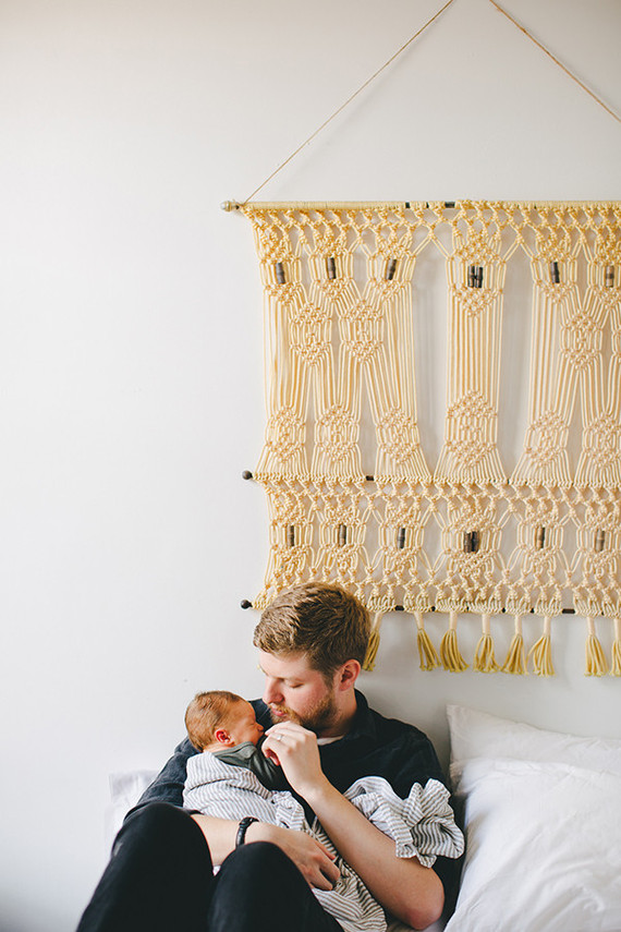 Park Slope newborn photos at home