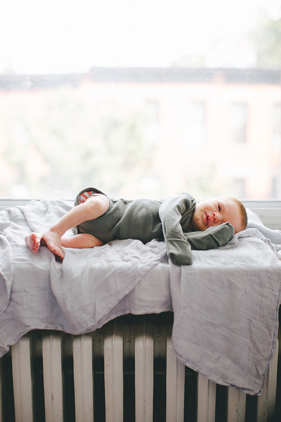 Park Slope newborn photos at home