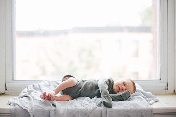 Park Slope newborn photos at home