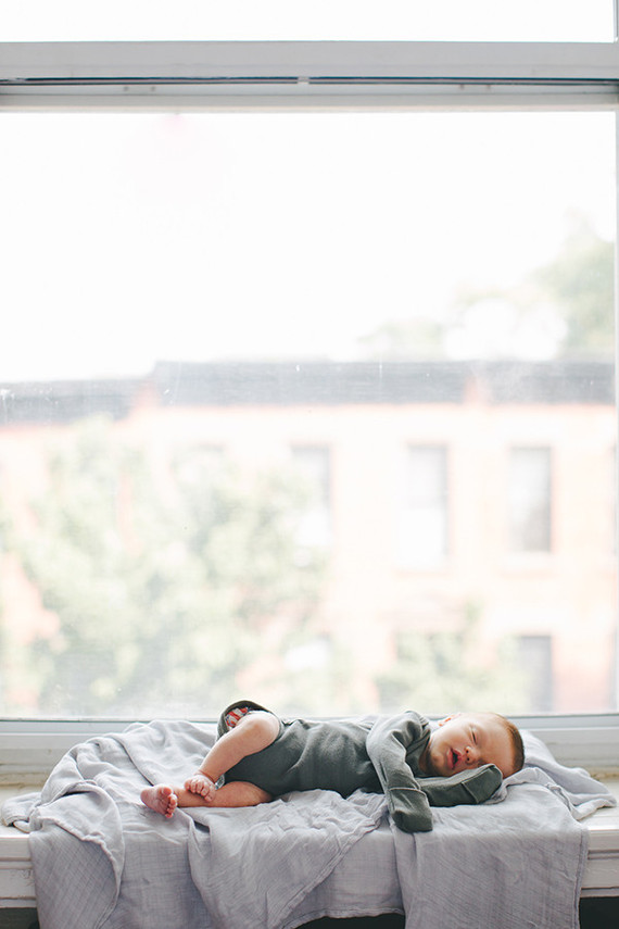 Park Slope newborn photos at home