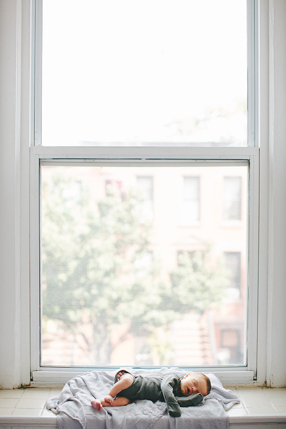 Park Slope newborn photos at home