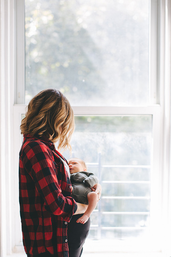 Park Slope newborn photos at home