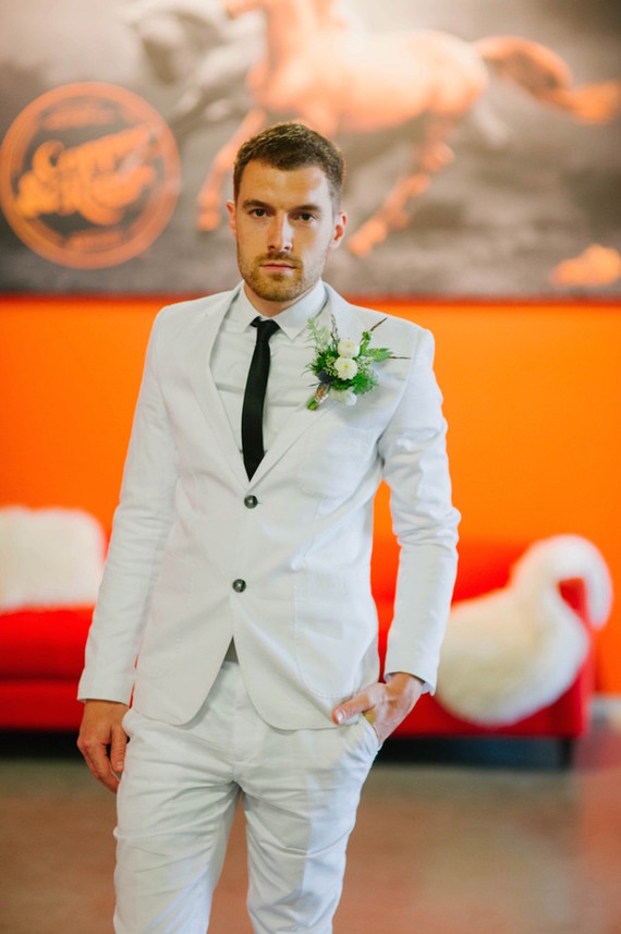 Groom portrait