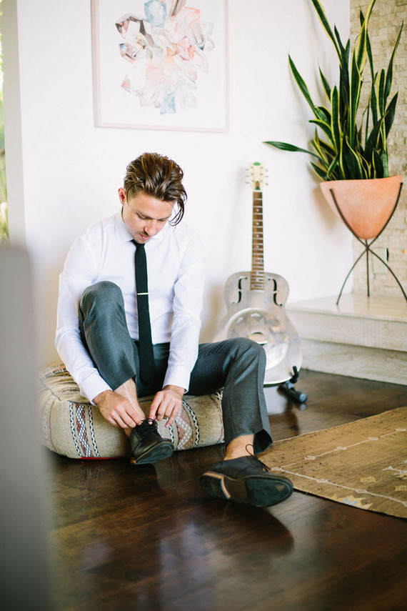 Groom portrait