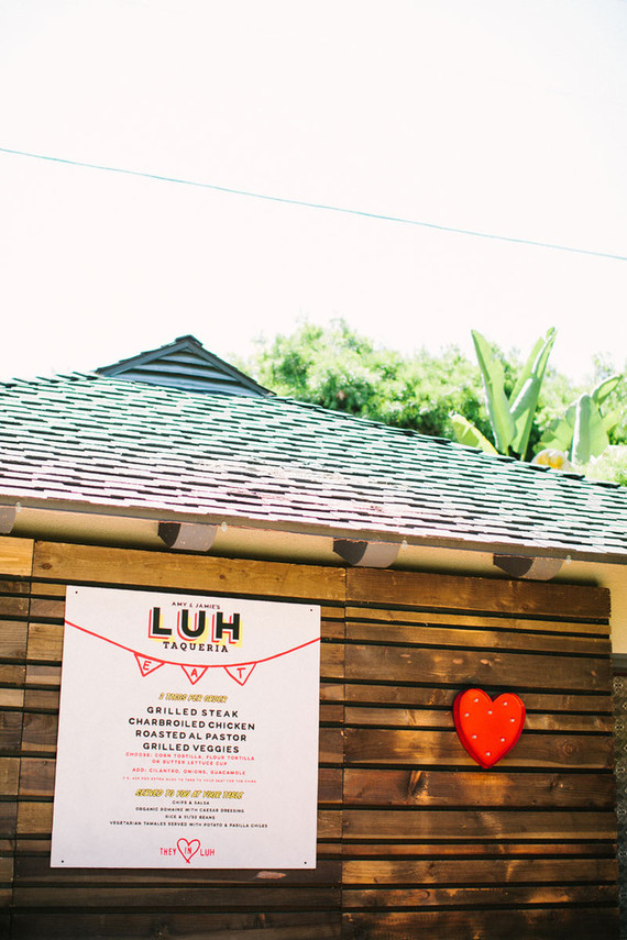 Wedding signage