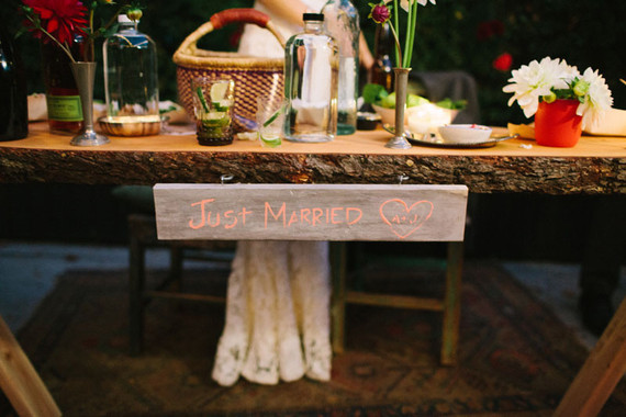Wedding signage