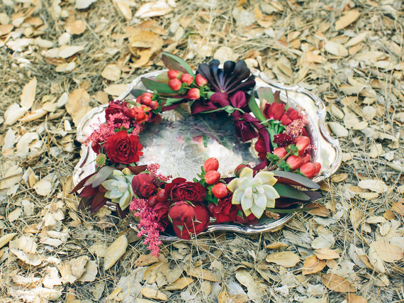 Bridal flower crown