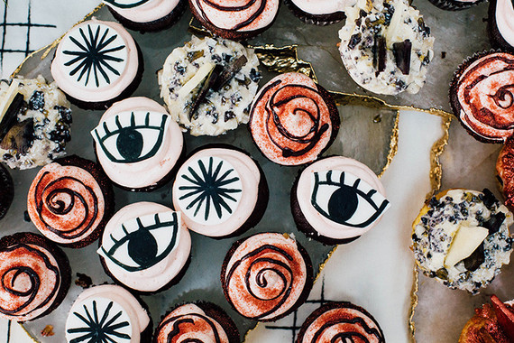 Eye shaped cupcakes