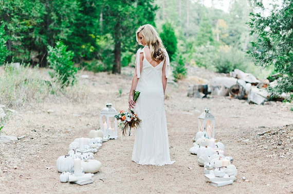 Pumpkin ceremony decor