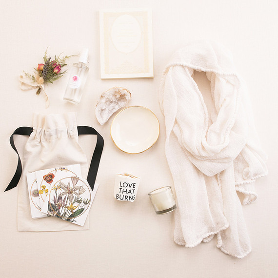 Simone LeBlanc wedding gift box Inspiration