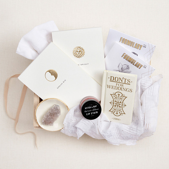 Simone LeBlanc wedding gift box Inspiration