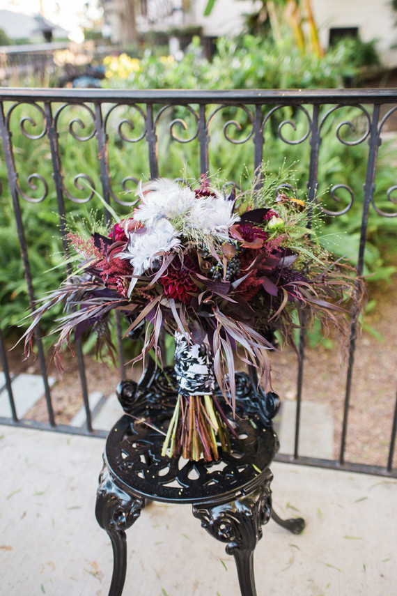 Bohemian bridal bouquet