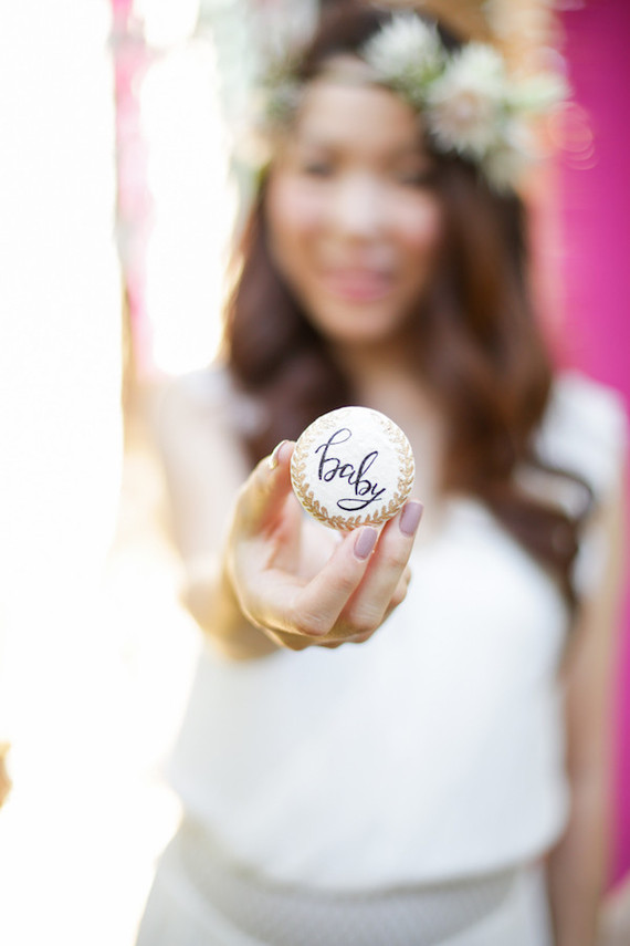baby shower macarons