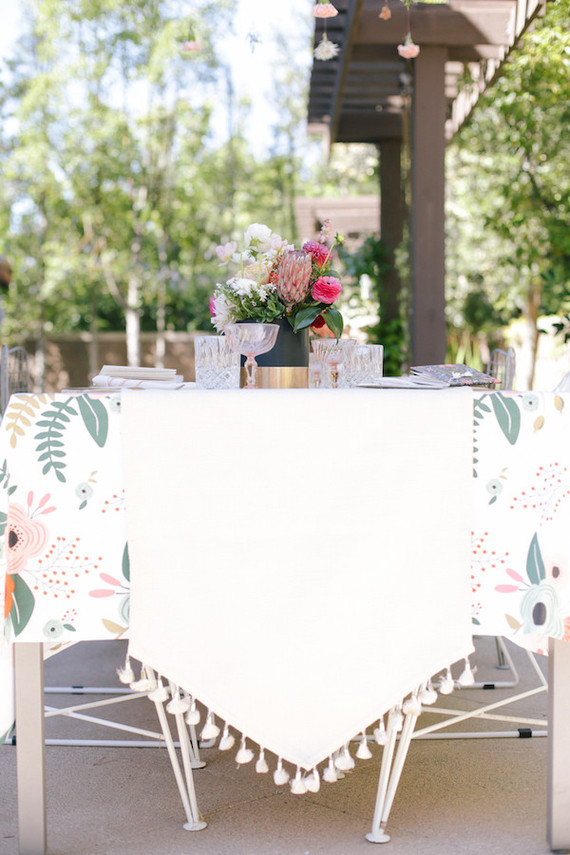 boho floral baby shower