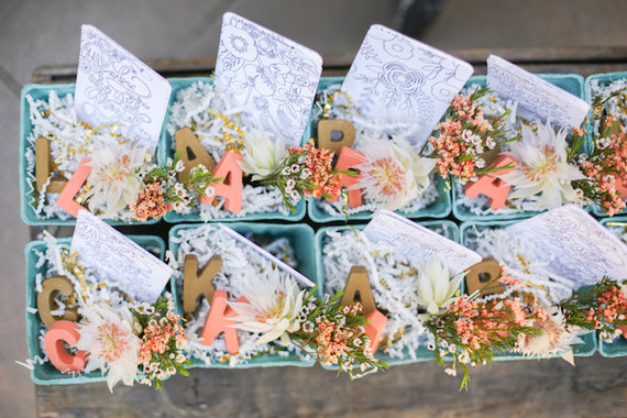 floral baby shower favors Inspiration