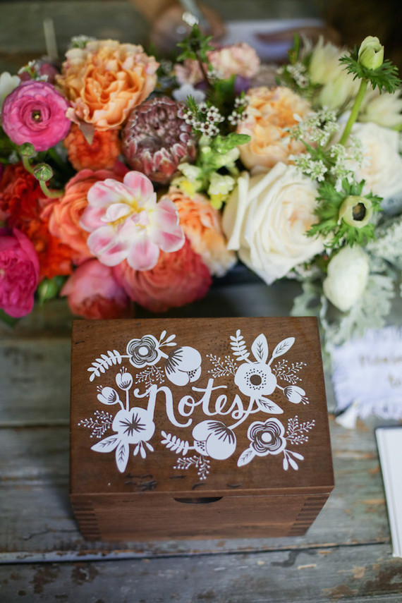 baby shower note box