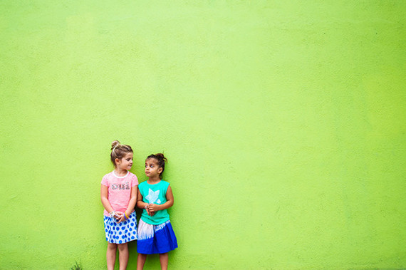 bright urban kids portraits