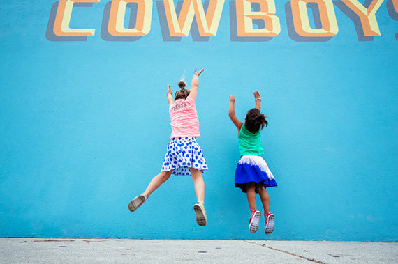 bright urban kids portraits