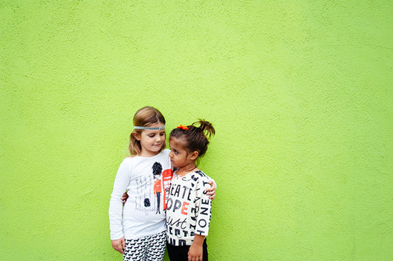 bright urban kids portraits