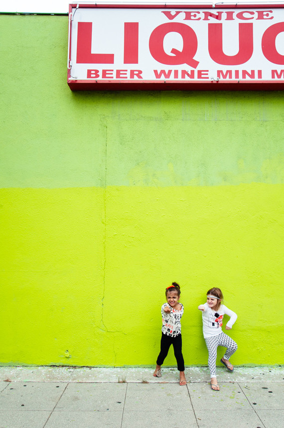 bright urban kids portraits