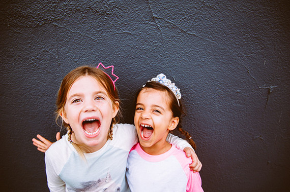 bright urban kids portraits