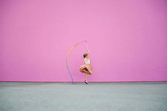 bright urban kids portraits