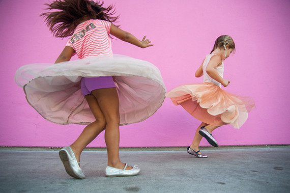 bright urban kids portraits