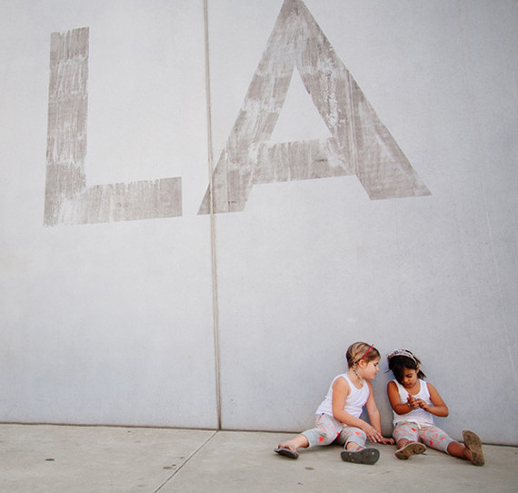 bright urban kids portraits