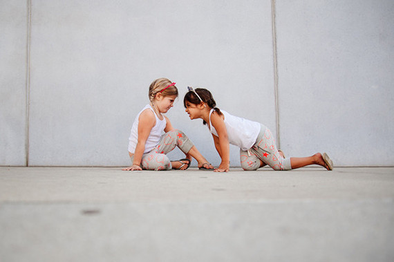 bright urban kids portraits