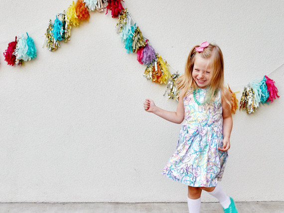 DIY scribble dress tutorial Inspiration