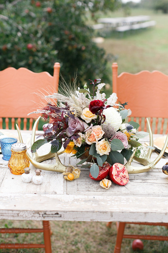 Fall wedding florals