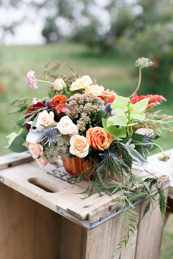 Fall wedding florals