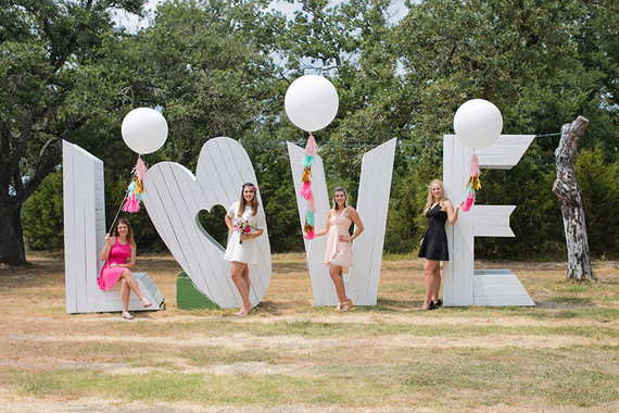 Bridal shower signage