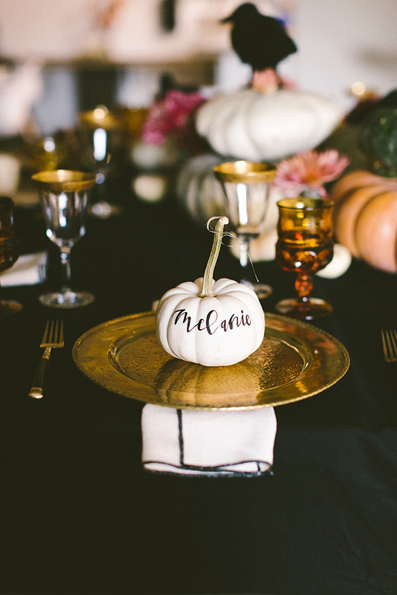 Halloween place setting