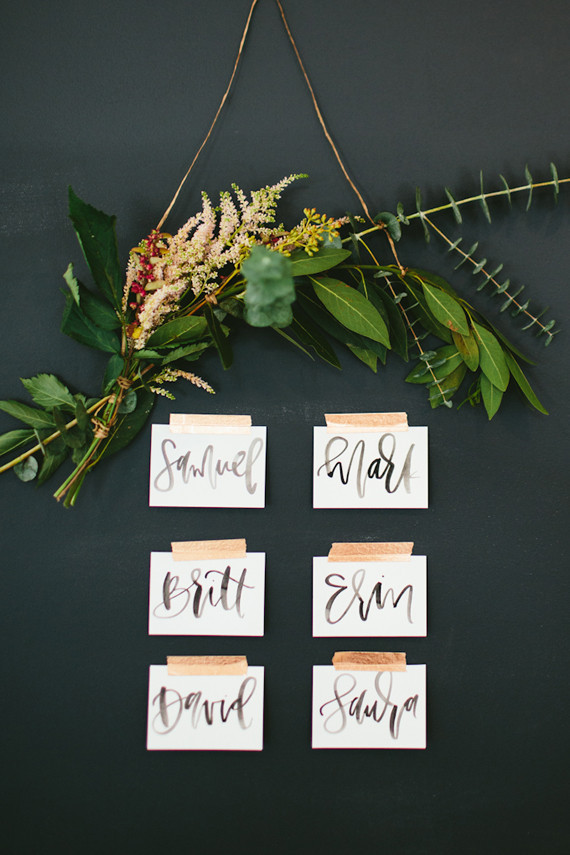 Escort card display Inspiration