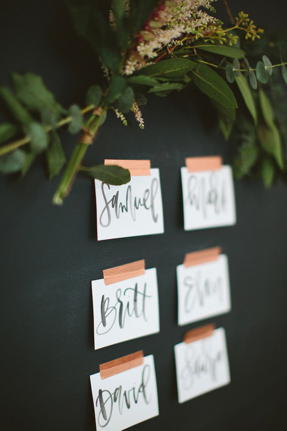 Escort card display