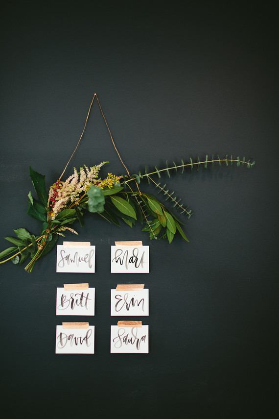 Escort card display