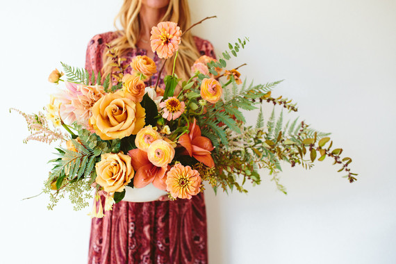 Bright fall florals Inspiration