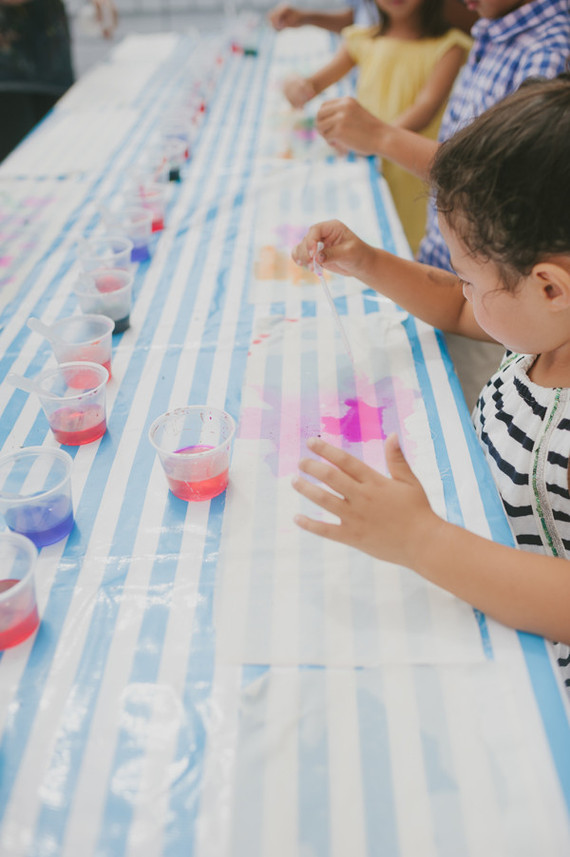 DIY watercolor project for kids
