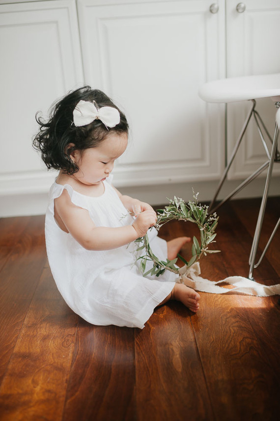 white feminine 1st birthday Inspiration