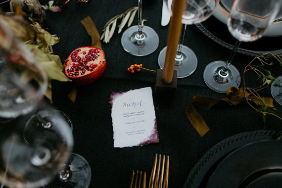 Fall place setting